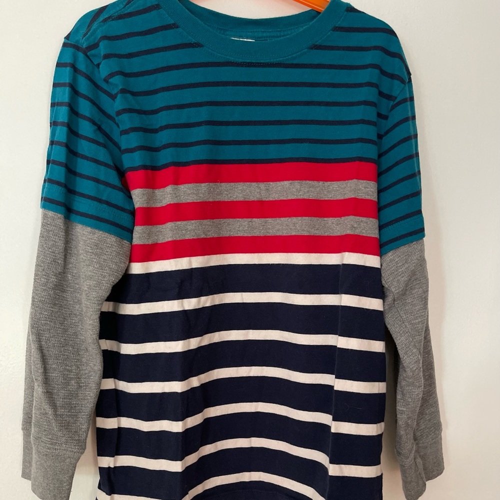 Soft double sleeve top by Hanna Anderson